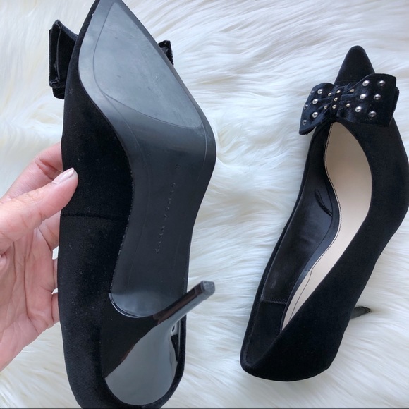 ZARA Velvet Heels - Picture 3 of 3